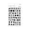Black, Gold, Silver & White Greek Alphabet Stickers by Recollections™
